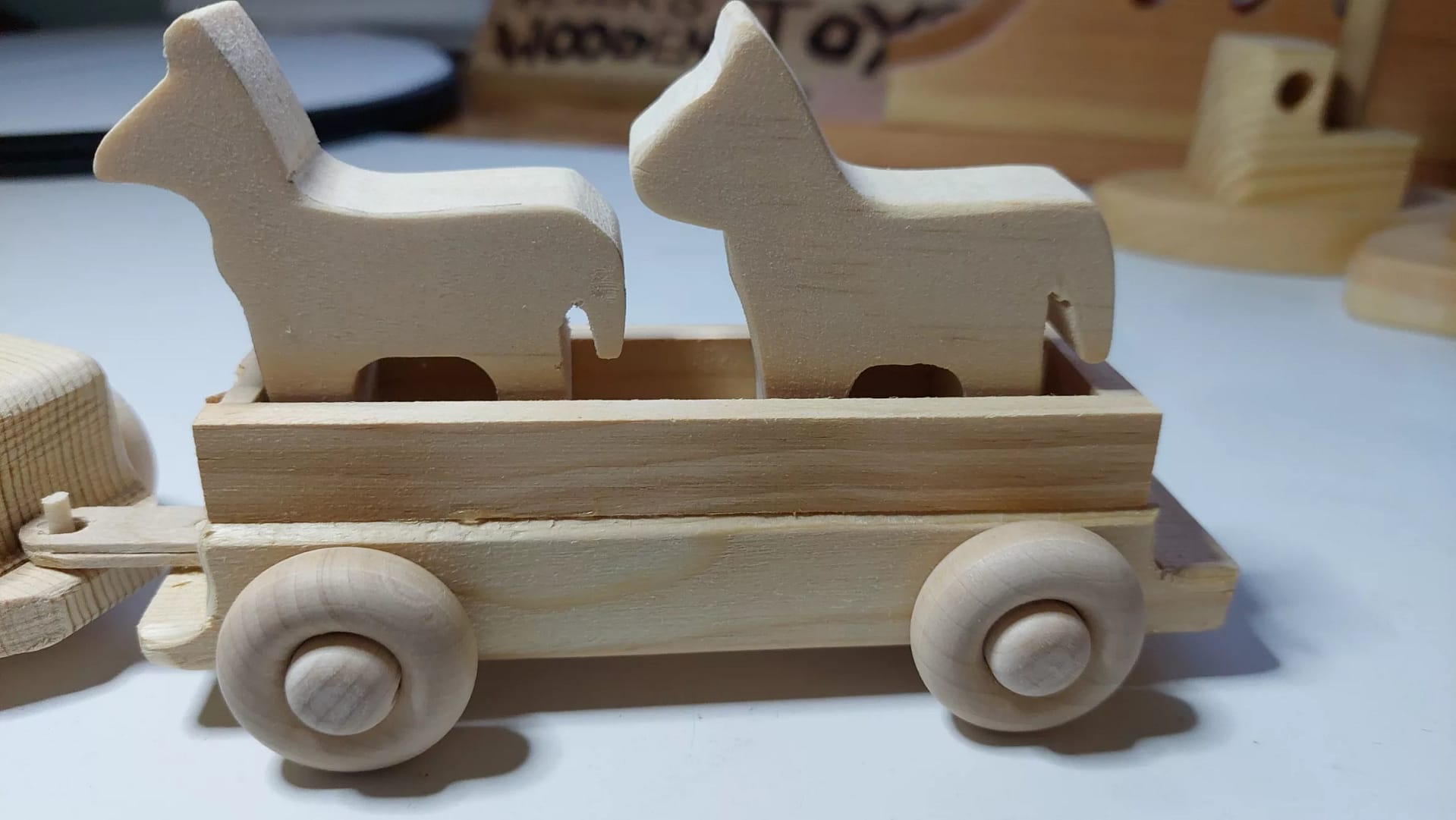 Pickup Truck with Horse trailer and Horses - Image 5